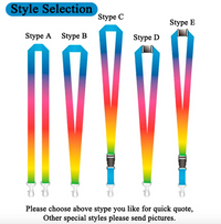 Tipos de lanyards personalizados Tipos de lanyards personalizados
