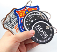 llaveros de tela bordados