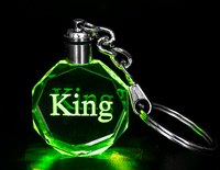 Llaveros de cristal con luz LED Llaveros de cristal con luz LED