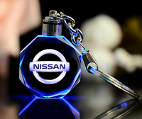 Llaveros de cristal con luz LED Llaveros de cristal con luz LED