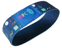 Pulseras NFC elásticas