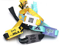 Pulseras de tela RFID o NFC Pulseras de tela RFID o NFC