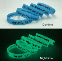 Pulseras de silicona glow