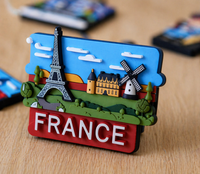 imanes personalizados de PVC para francia imanes personalizados de PVC para francia