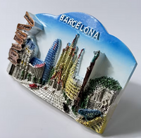 imanes de resina personalizados para Barcelona