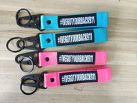 Llaveros de tela con mosquetón Llaveros de tela con mosquetón