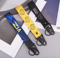 Llaveros de tela con mosquetón Llaveros de tela con mosquetón