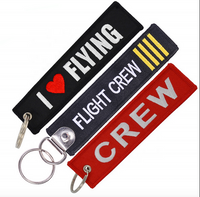 llaveros de tela bordados o tejidos