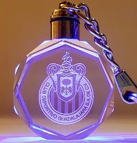 Llaveros de cristal con luz led personalizados Llaveros de cristal con luz led personalizados
