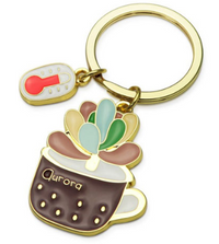 llaveros de metal esmaltados con colores pantone