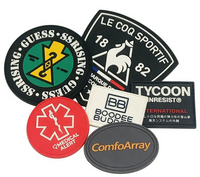 parches de PVC personalizados parches de PVC personalizados