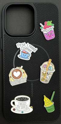 pins de metal con pegatina 3M para poner tu marca