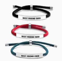 pulseras de cordon y metal de colores