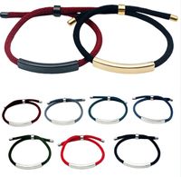 pulseras cordon y metal para bodas