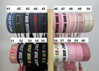 Pulseras de hilo bordado personalizadas Pulseras de hilo bordado personalizadas