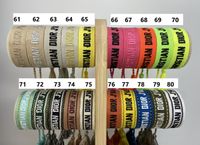 Pulseras de hilo bordado personalizadas Pulseras de hilo bordado personalizadas