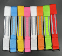 pulseras led con velcro en varios colores