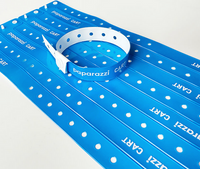 pulseras de vinilo azul personalizadas