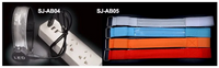 pulseras led con velcro recargables