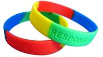 pulseras de silicona segmentadas