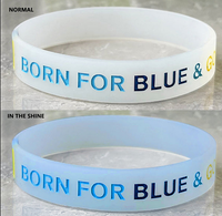 pulseras de silicona UV en bajo relieve mas 3 colores