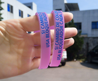 pulseras de silicona UV que cambian de color con el sol