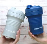 Vasos plegables de silicona alimentaria